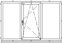 Atidaromas ir atverčiamas trijų dalių langas L-5